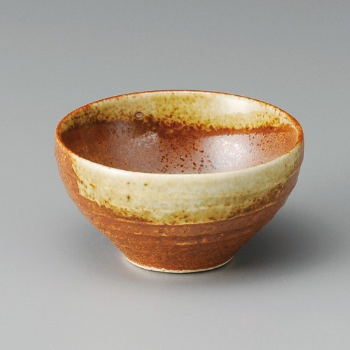 09127-161 茶伊賀灰掛玉割小鉢|業務用食器カタログ陶里30号