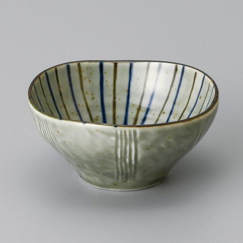 09215-341 益子十草三角小鉢|業務用食器カタログ陶里30号