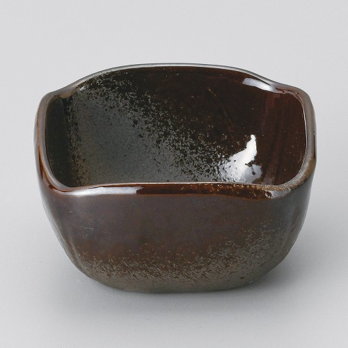 09924-461 備前灰釉3.6角小鉢|業務用食器カタログ陶里30号