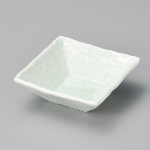 09930-251 もえぎ正角浅小鉢|業務用食器カタログ陶里30号