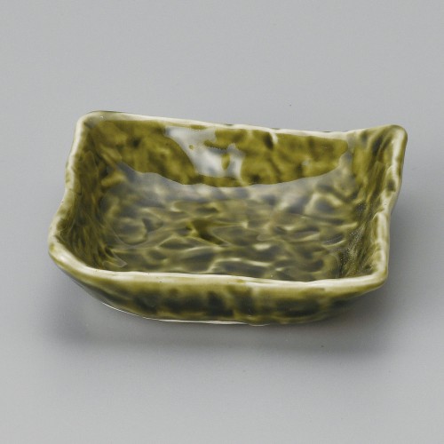 10002-341 織部4.0角小鉢|業務用食器カタログ陶里30号