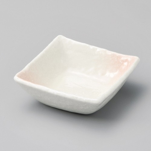 10028-301 桜吹ピンク3.8丼正角|業務用食器カタログ陶里30号