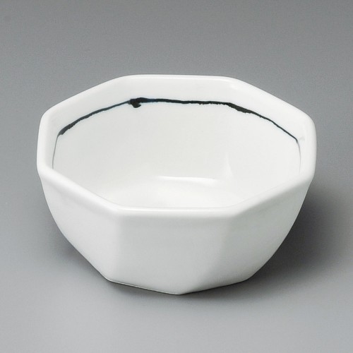 11511-411 黒1本線八角3.3鉢|業務用食器カタログ陶里30号