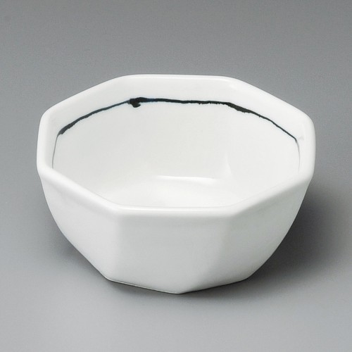11512-411 黒1本線八角4.0鉢|業務用食器カタログ陶里30号