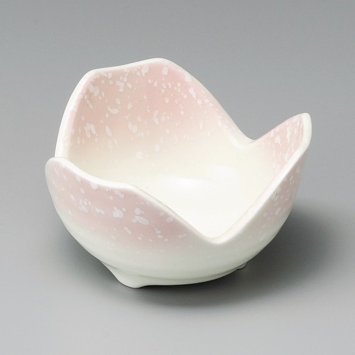 11540-181 ピンク白吹割山椒4.0小鉢|業務用食器カタログ陶里30号
