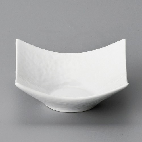 11825-291 白磁石目型角小鉢(小)|業務用食器カタログ陶里30号