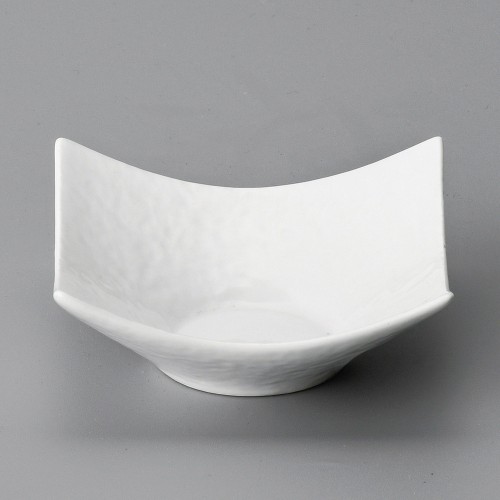 11826-291 白磁石目型角小鉢(大)|業務用食器カタログ陶里30号