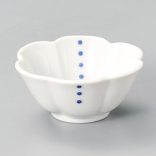 11923-311 プチドット花型珍味|業務用食器カタログ陶里30号