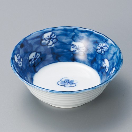 11937-451 梅づくし花型3.0丸小鉢|業務用食器カタログ陶里30号