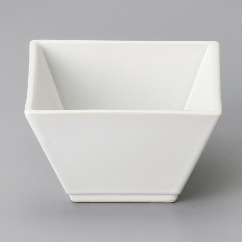 12038-581 白マット角鉢(中)|業務用食器カタログ陶里30号