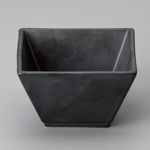 12040-581 黒マット角鉢(中)|業務用食器カタログ陶里30号