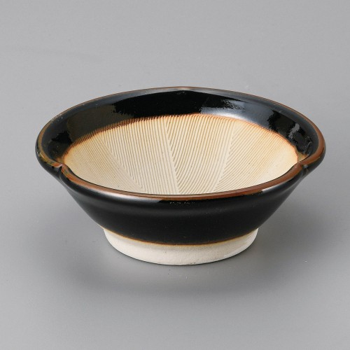 12041-581 天目花形3.2すり小鉢|業務用食器カタログ陶里30号