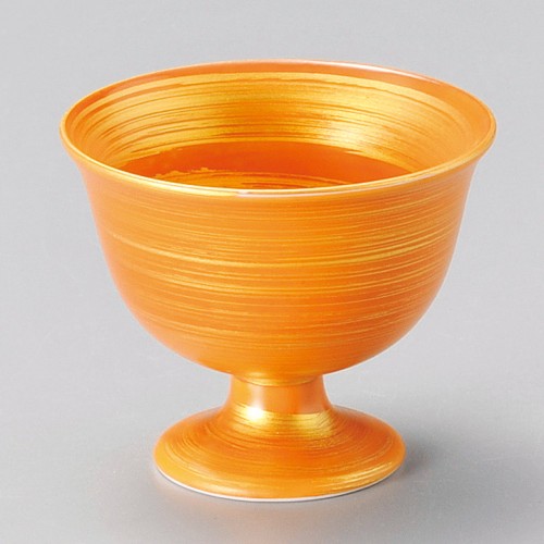 12435-401 茶金彩高台小付|業務用食器カタログ陶里30号