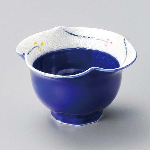 12515-401 小花ラスター花渕小中付(ルリ)|業務用食器カタログ陶里30号