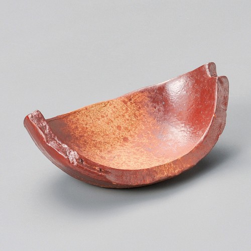 12612-181 火色手切り変形小付(手造り)|業務用食器カタログ陶里30号