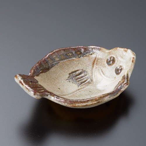 12708-141 お魚ひらめ 千代口|業務用食器カタログ陶里30号