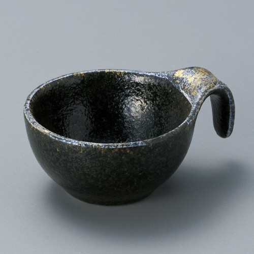12710-401 黒耀青金銀彩手付小付|業務用食器カタログ陶里30号