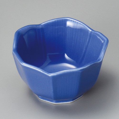 12907-461 ルリ釉(桔梗形)小鉢(小)|業務用食器カタログ陶里30号
