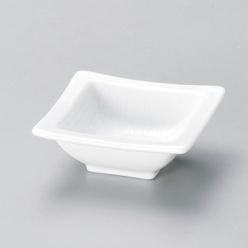 13236-301 ウﾞァーグホワイト8㎝正角小付|業務用食器カタログ陶里30号