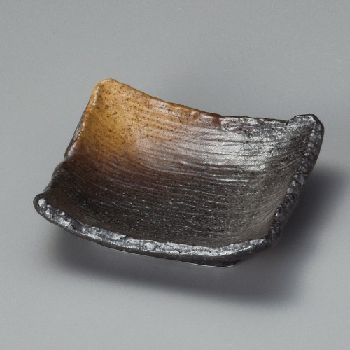 13305-511 備前風金茶吹正角チョク|業務用食器カタログ陶里30号