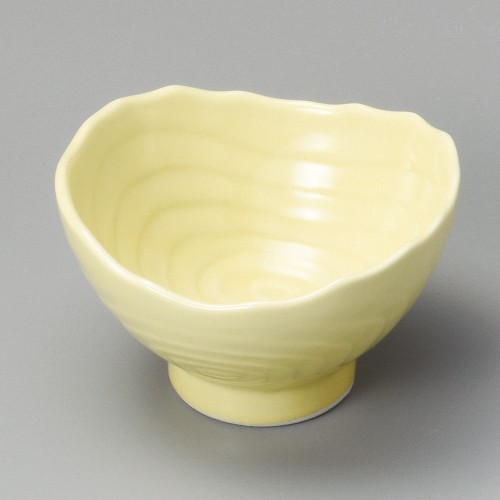 13314-461 イエロー 3.0木目小鉢|業務用食器カタログ陶里30号