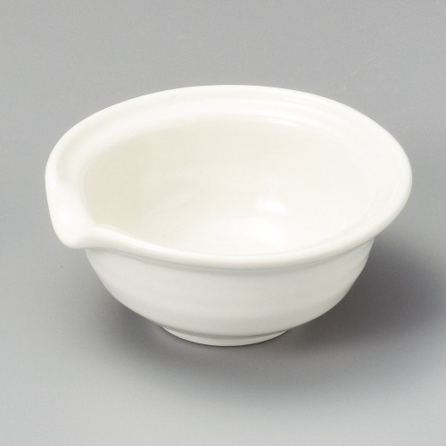 13319-461 粉引(片口)3.0小付|業務用食器カタログ陶里30号