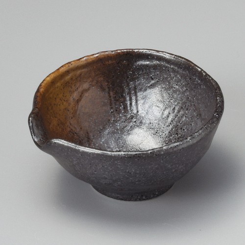 13320-641 金茶吹片口小鉢|業務用食器カタログ陶里30号