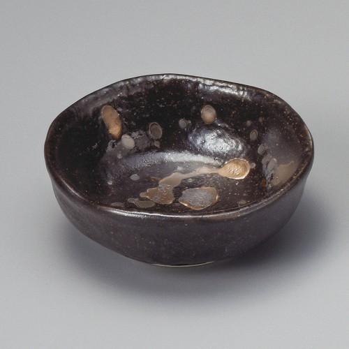 13429-541 黒釉金散し 丸千代久|業務用食器カタログ陶里30号