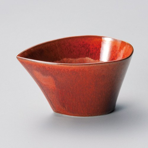13517-331 鉄赤しずく型小鉢|業務用食器カタログ陶里30号