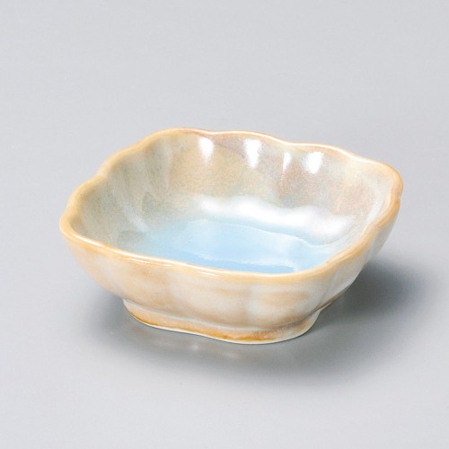 13605-311 青玉菊型角小皿|業務用食器カタログ陶里30号