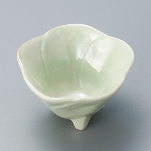 13836-221 花型ヒワ三ツ足小付|業務用食器カタログ陶里30号