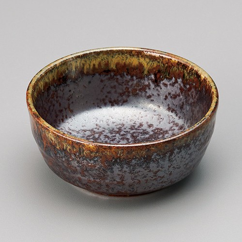 13913-541 錆油滴詩雀8㎝小付|業務用食器カタログ陶里30号