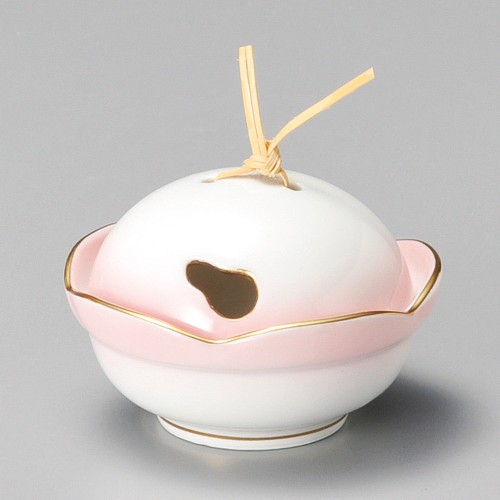 14104-331 瓢抜ピンク蓋付珍味|業務用食器カタログ陶里30号