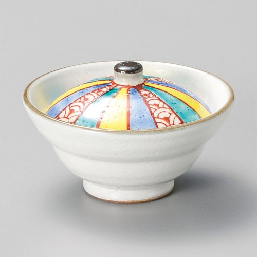 14112-451 粉引紙風船蓋付珍味|業務用食器カタログ陶里30号