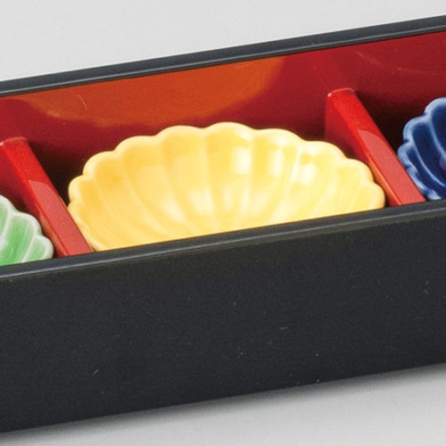 14230-221 菊型珍味(小)黄|業務用食器カタログ陶里30号