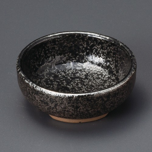 14517-461 黒ちらし口銀三つ足丸千代口|業務用食器カタログ陶里30号
