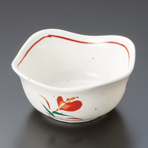 14725-341 花ひらり角珍味鉢|業務用食器カタログ陶里30号