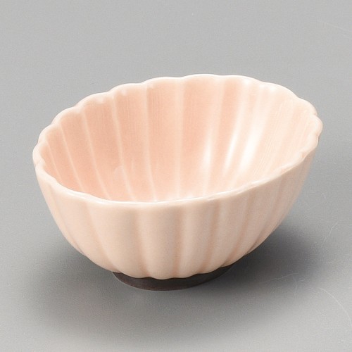 14809-461 かすみ ピンク7㎝楕円小鉢|業務用食器カタログ陶里30号