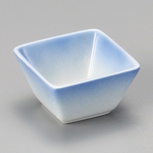 14847-021 ブルー吹角型豆小鉢|業務用食器カタログ陶里30号