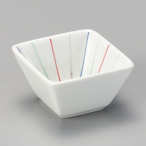 14848-021 色十草角型豆小鉢|業務用食器カタログ陶里30号