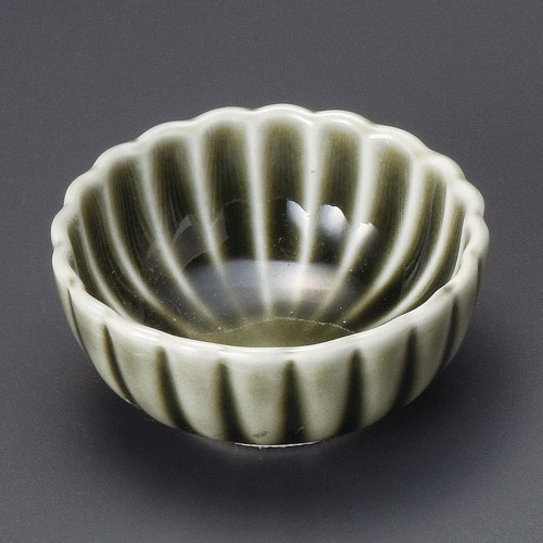 14902-131 織部菊型珍味|業務用食器カタログ陶里30号