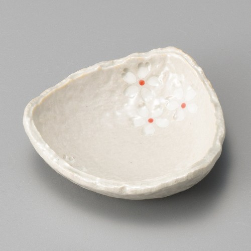 14907-091 白押花三角鉢SS|業務用食器カタログ陶里30号