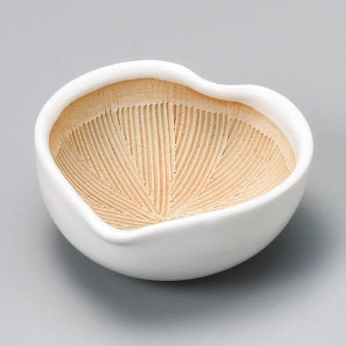 14914-341 乳白花びらすり珍味|業務用食器カタログ陶里30号