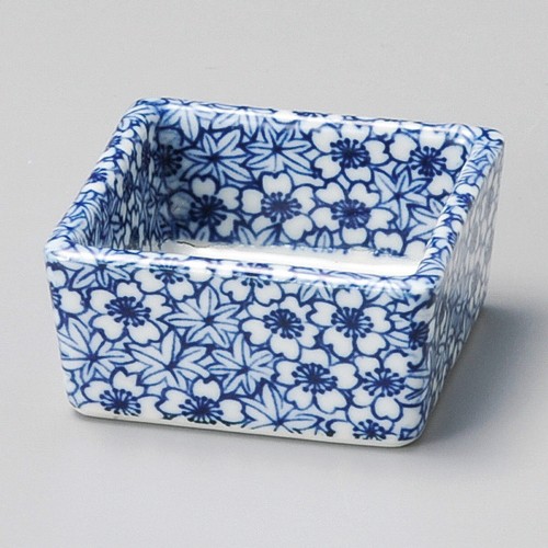 14939-451 染付春秋角珍味|業務用食器カタログ陶里30号