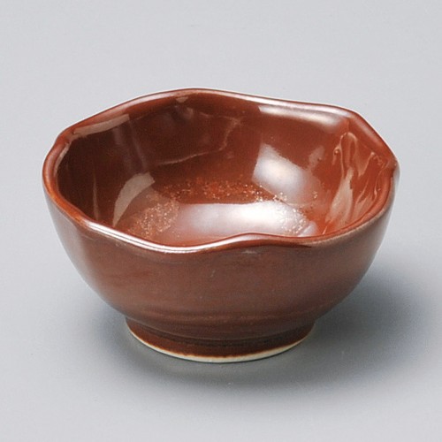15130-411 木の葉ミニ珍味(茶)|業務用食器カタログ陶里30号