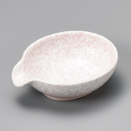 15204-061 露(ピンク)片口珍味|業務用食器カタログ陶里30号