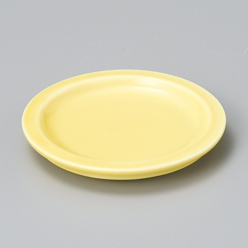 15216-081 イエローリム小皿|業務用食器カタログ陶里30号