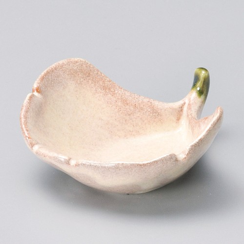 15328-161 赤粉引銀杏形小付|業務用食器カタログ陶里30号