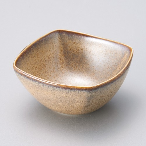 15347-081 モア窯変茶なで角小付|業務用食器カタログ陶里30号