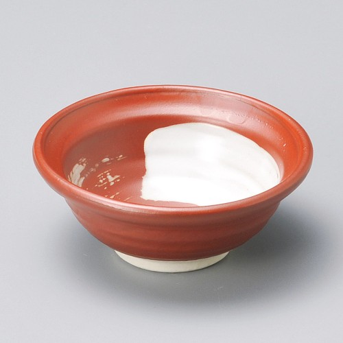 15403-311 朱白刷毛リム3.0千代口|業務用食器カタログ陶里30号